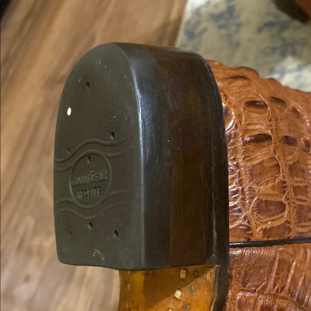 Brown Leather Cowboy Boots - Picture 2 of 9